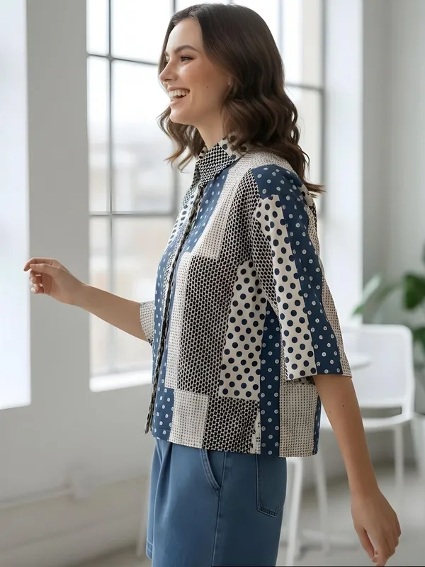 Blue_Cotton_Polka_Dot_Printed_Shirts