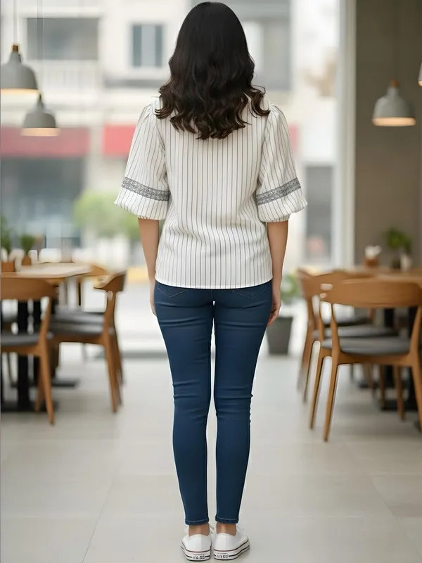 Blue_&_White_Linen_Vertical_Striped__Lacework_Shirts
