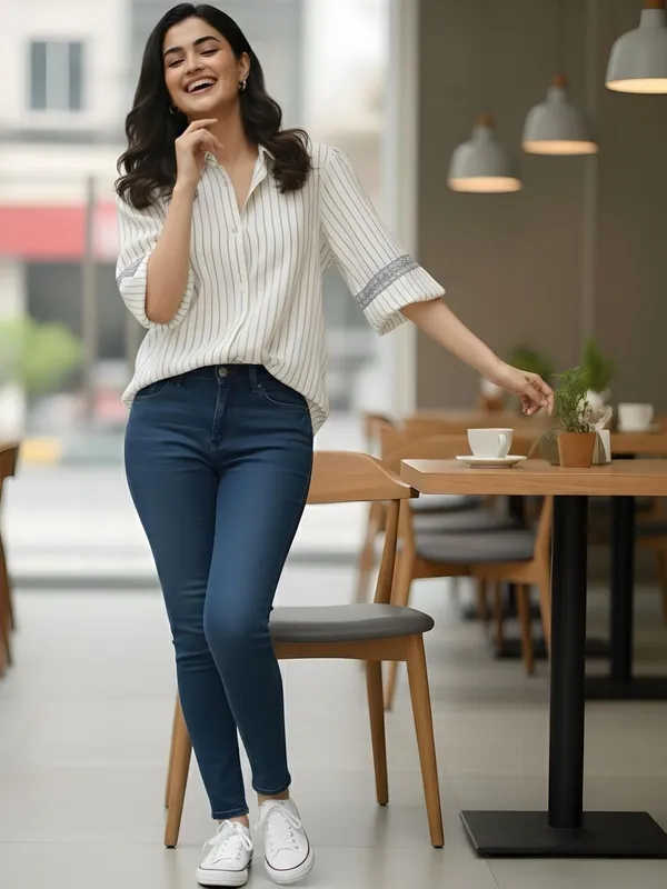 Blue_&_White_Linen_Vertical_Striped__Lacework_Shirts