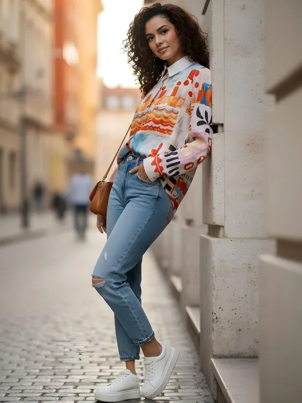 Orange_Cream_Vatican_Abstract_Printed_Top