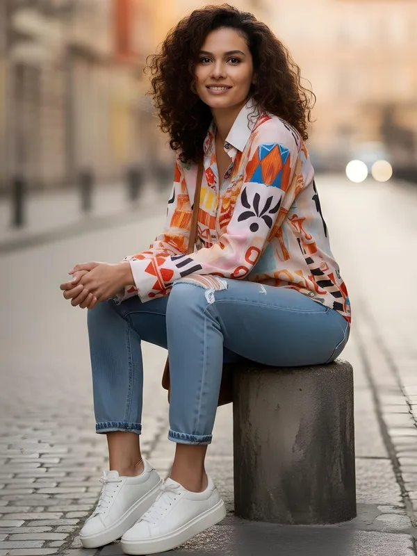 Orange_Cream_Vatican_Abstract_Printed_Top
