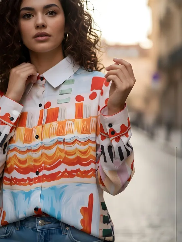 Orange_Cream_Vatican_Abstract_Printed_Top