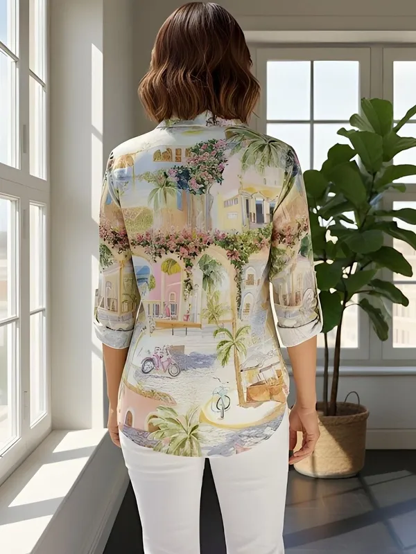 Multi_Vatican_Tropical_Printed_Top