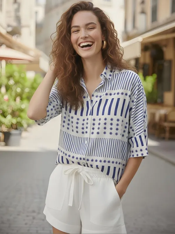 Blue_Vatican_Vertical_striped_Top