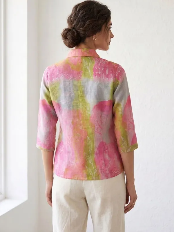 Pink_Vatican_Abstract_Printed_Top