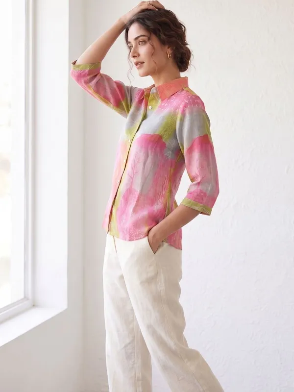Pink_Vatican_Abstract_Printed_Top