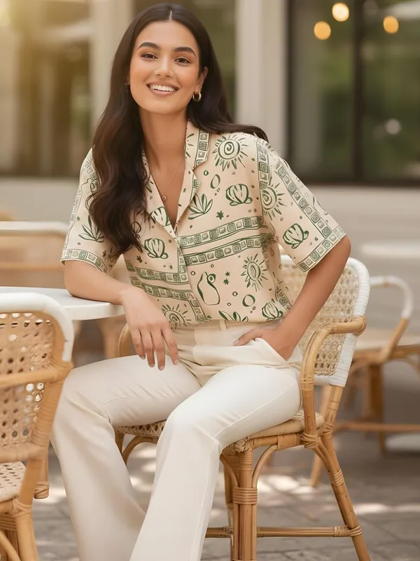 Cream-Green_Vatican_Abstract_Printed_Top