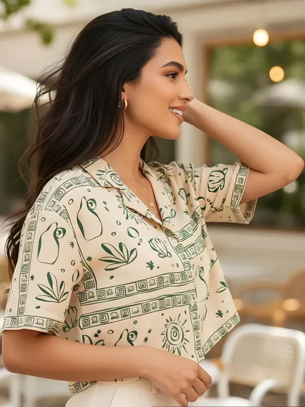 Cream-Green_Vatican_Abstract_Printed_Top