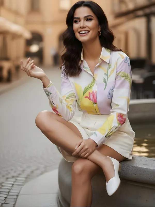 Pink-Yellow_Cotton_Tropical_Printed_Shirts