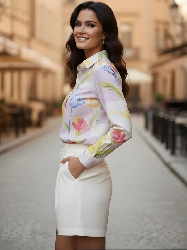Pink-Yellow_Cotton_Tropical_Printed_Shirts