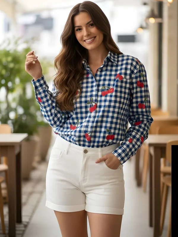 Blue_Cotton_Checked_Shirts