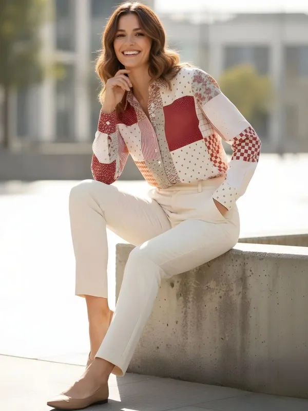 Red_Vatican_Mix_Printed_Top
