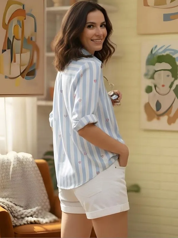 Blue-White_Vatican_Striped_&_Tiny_Heart_Printed_Top