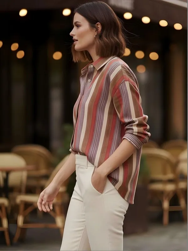 Brown_Cotton_Striped_Shirts