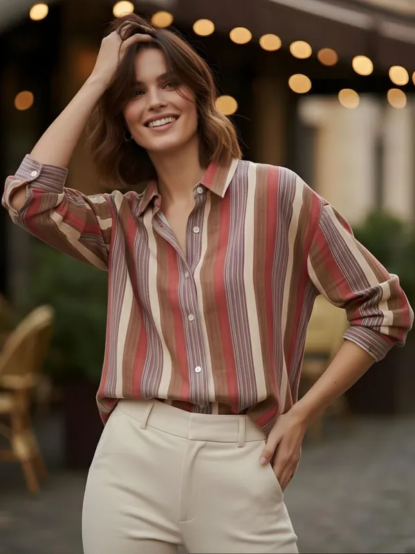Brown_Cotton_Striped_Shirts