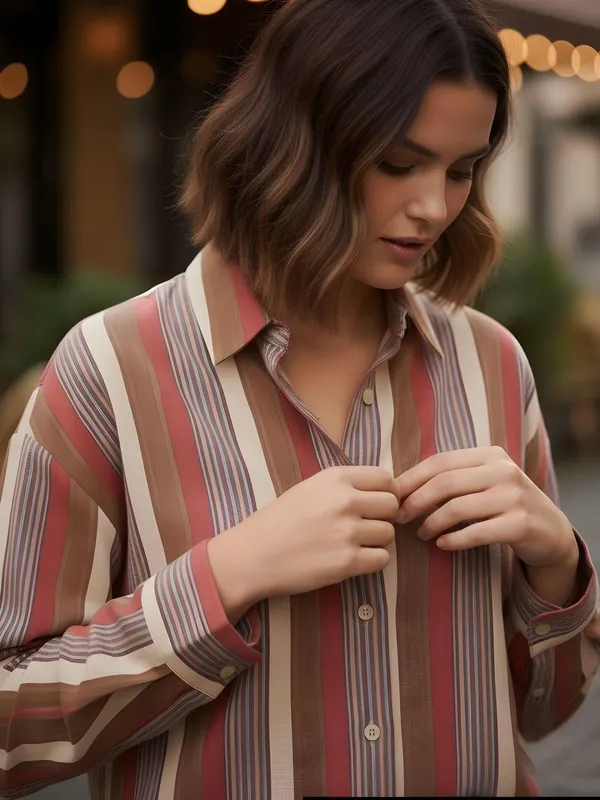 Brown_Cotton_Striped_Shirts