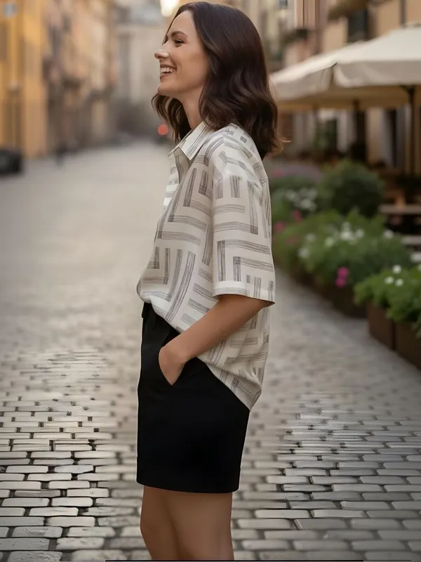 White_Vatican_Striped_Top