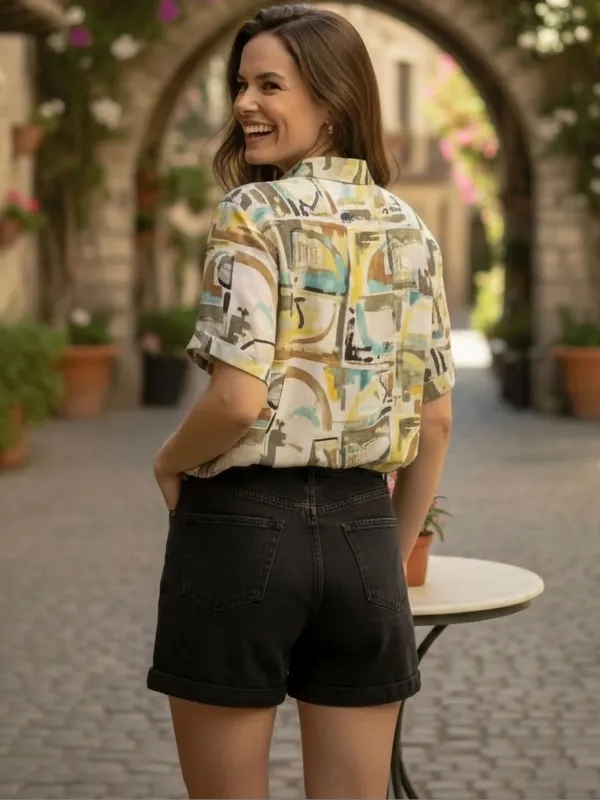 Yellow_Vatican_Abstract_Printed_Tops