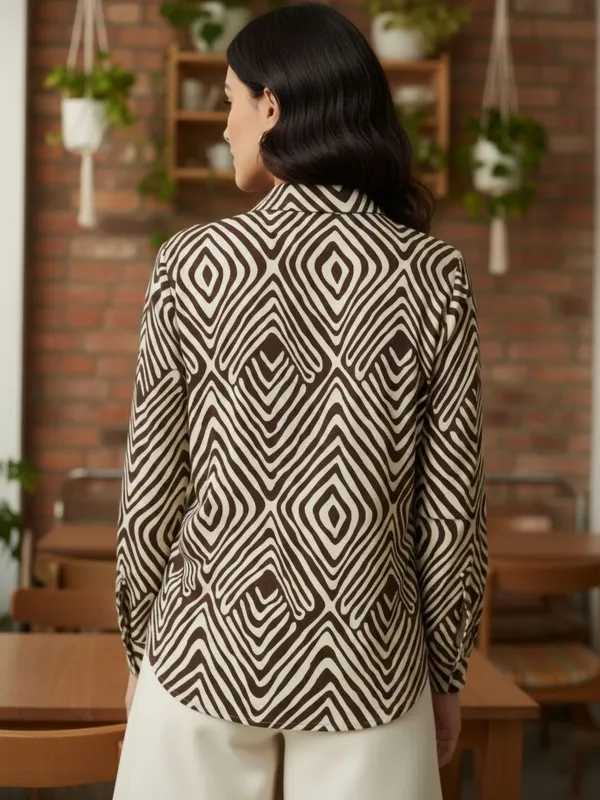 Brown_Vatican_Abstract_Printed_Tops