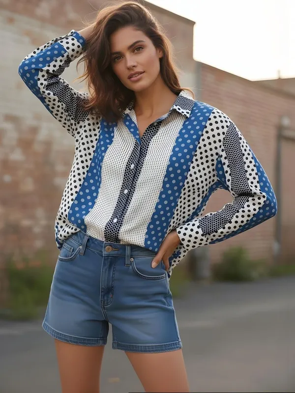 Blue-White_Cotton_Polka_Dot_Printed_Shirts
