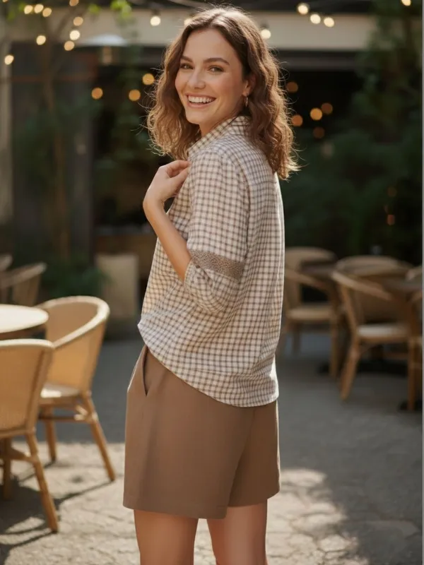 Cream_Jute_Cotton_Checked_Lace_inserted_Tops