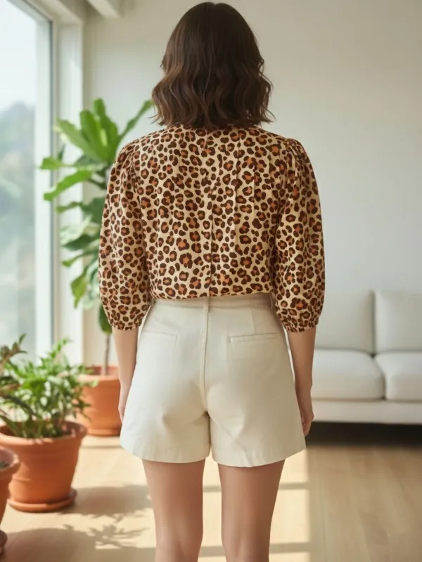 Brown_Vatican_Animal_Printed_Tops