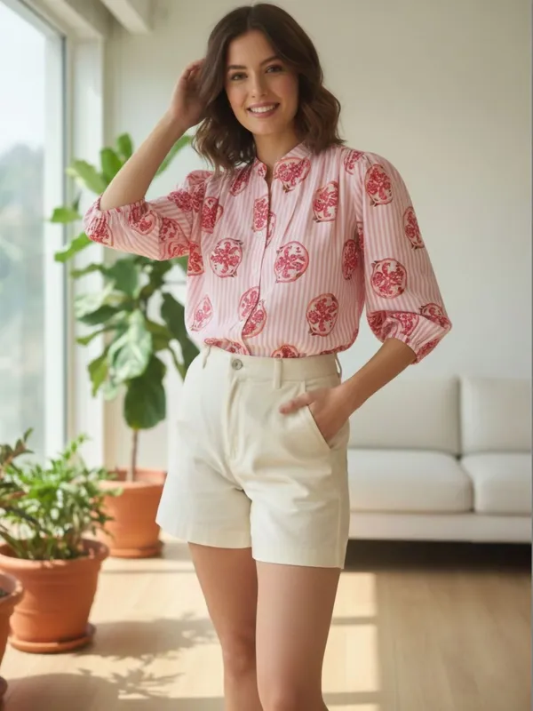 Pink_Vatican_Tropical_Printed_Tops