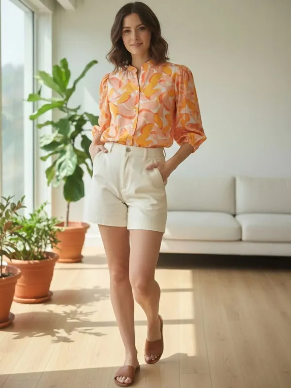 Peach_Vatican_Abstract_Printed_Tops