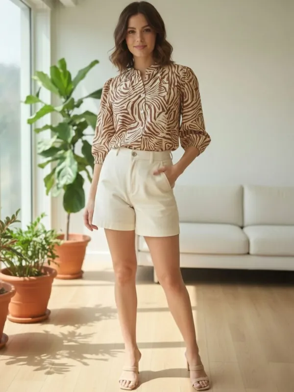 Cream-Brown_Vatican_Abstract_Printed_Tops