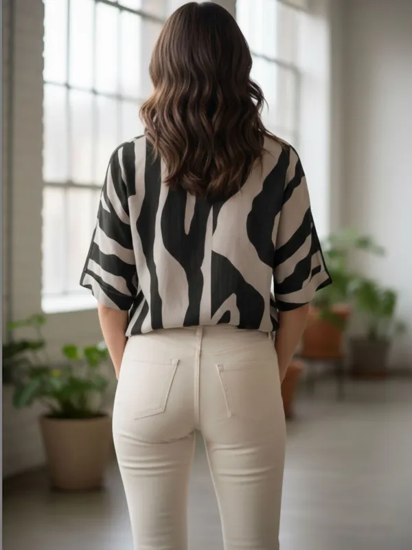Cream-Brown_Cotton_Abstract_Printed_Tops