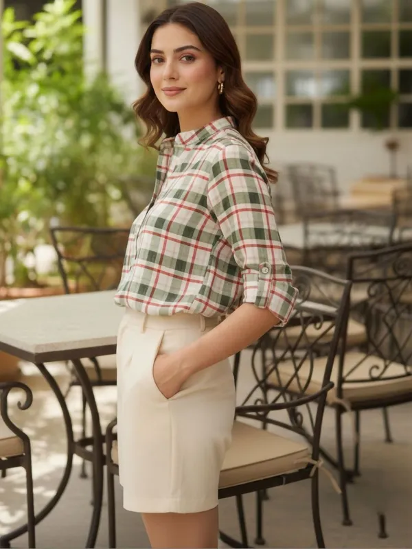 Cream-Green_Vatican_Checked_Tops