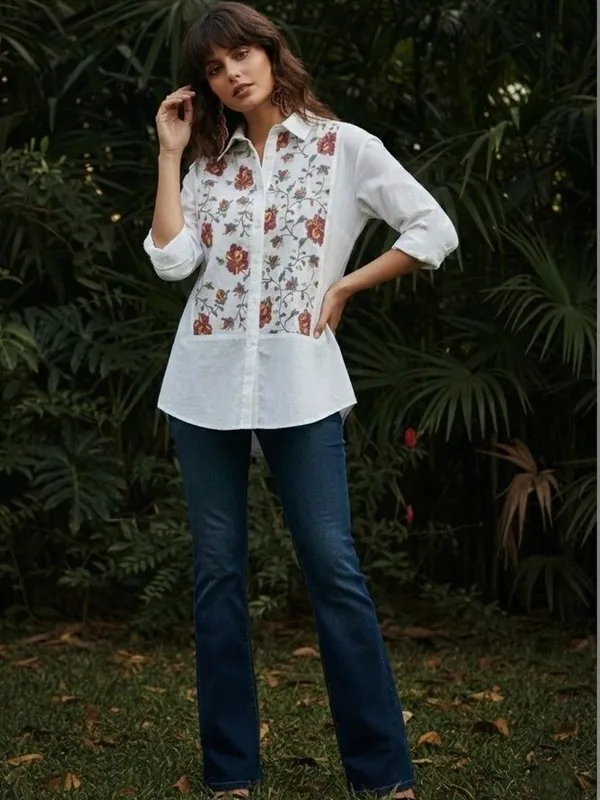 White_Cotton_embroidery_Shirts