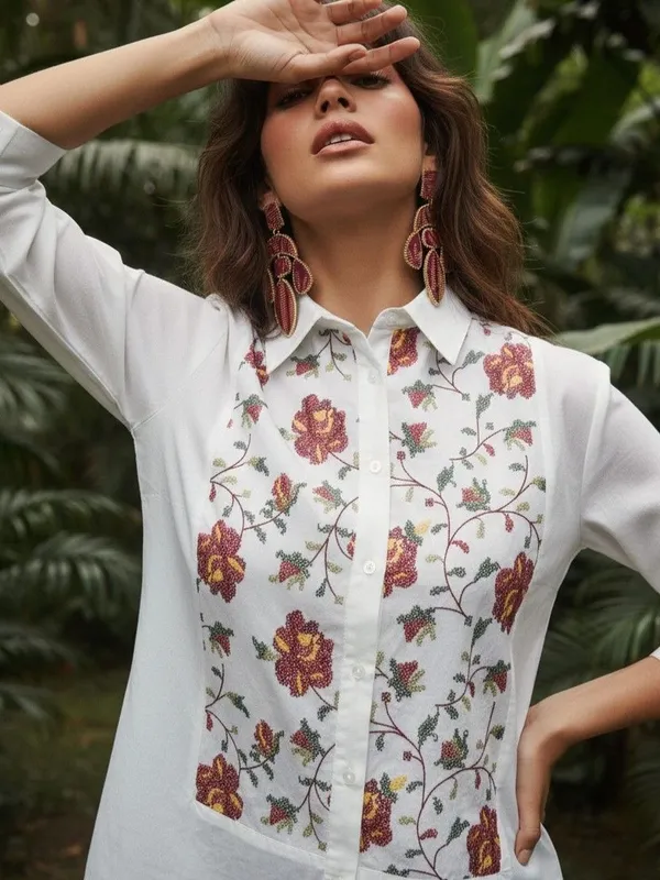 White_Cotton_embroidery_Shirts