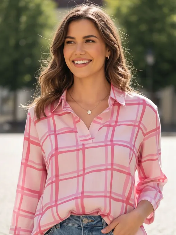 Pink_Rayon_Checked_Top