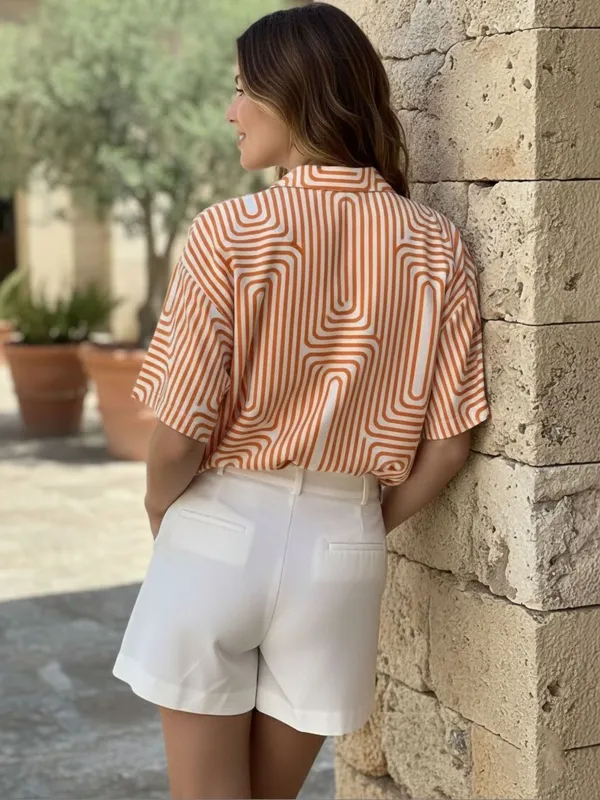 Brown_Vatican_Abstract_Printed_Top