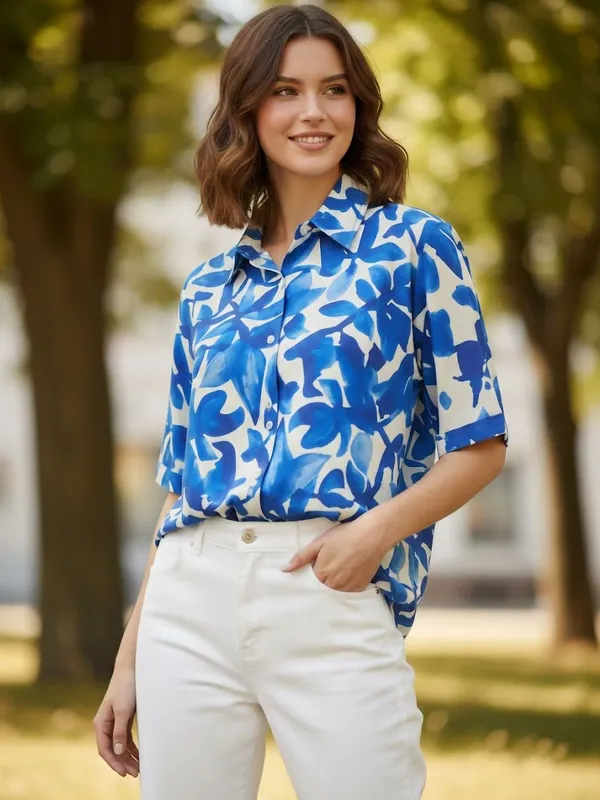 Blue_Rayon_Abstract_Printed_Tops