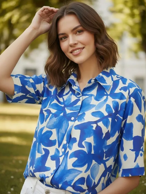 Blue_Rayon_Abstract_Printed_Tops
