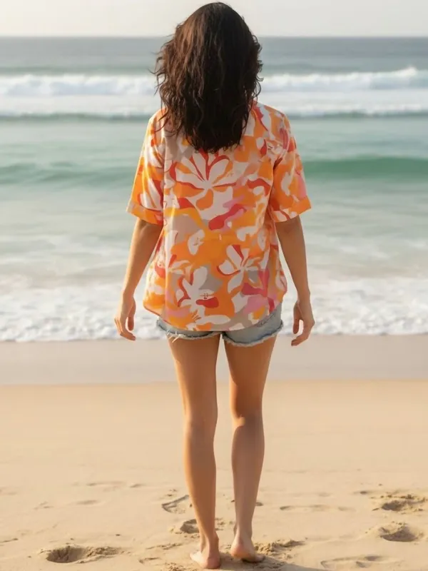 Orange-Pink_Rayon_Abstract_Printed_Tops.