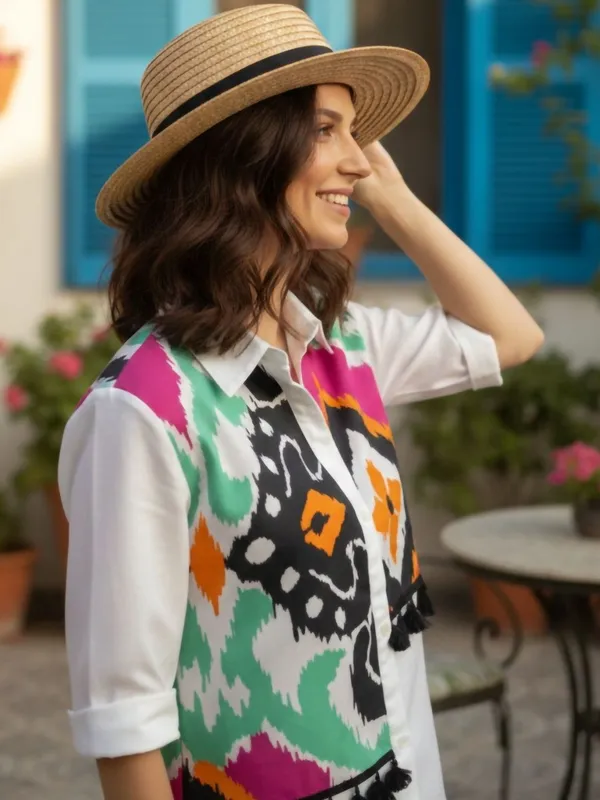 White-Pink_Cotton_Abstract_Printed_with_lace_Shirts