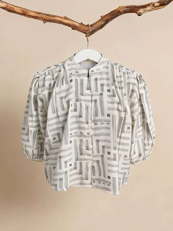 Cream_Vatican_Abstarct_Printed_Tops