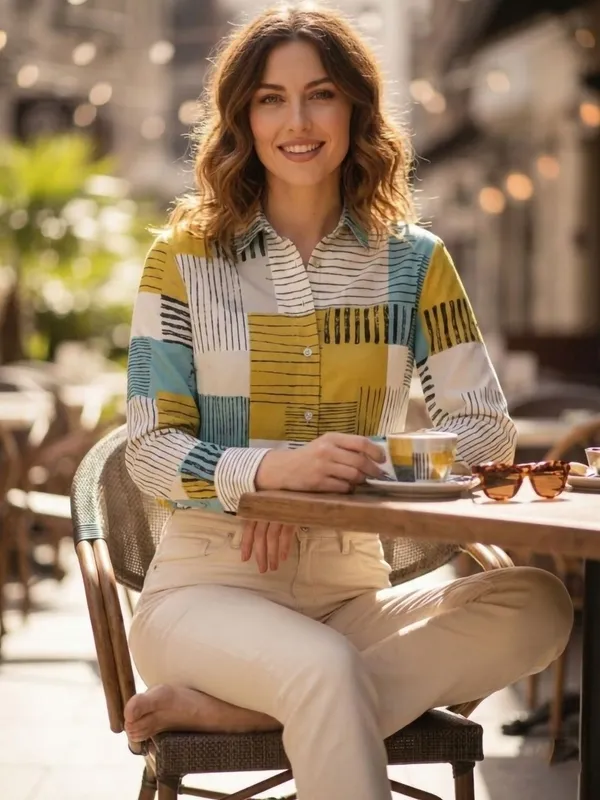 Blue_Rayon_Striped_Tops