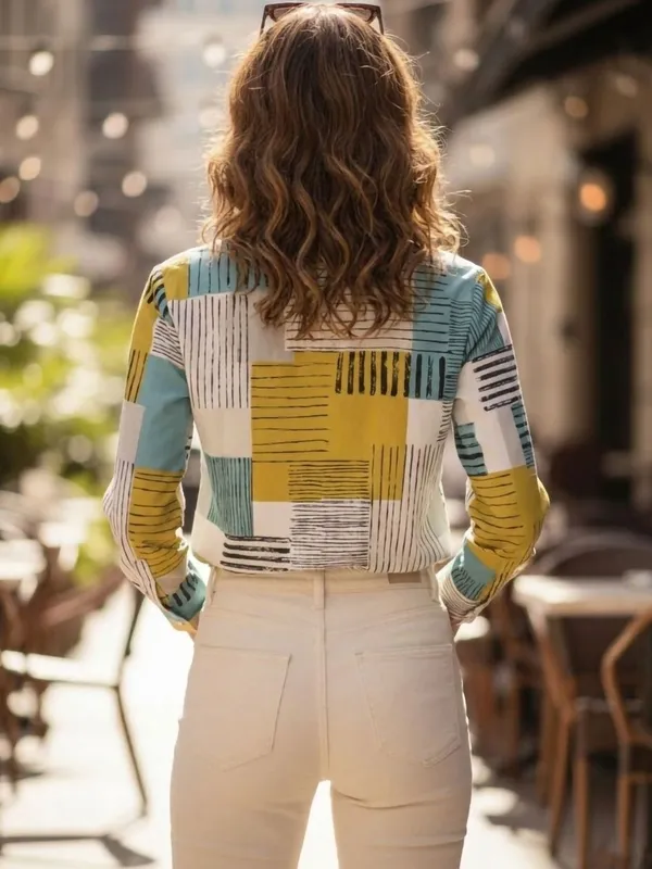 Blue_Rayon_Striped_Tops