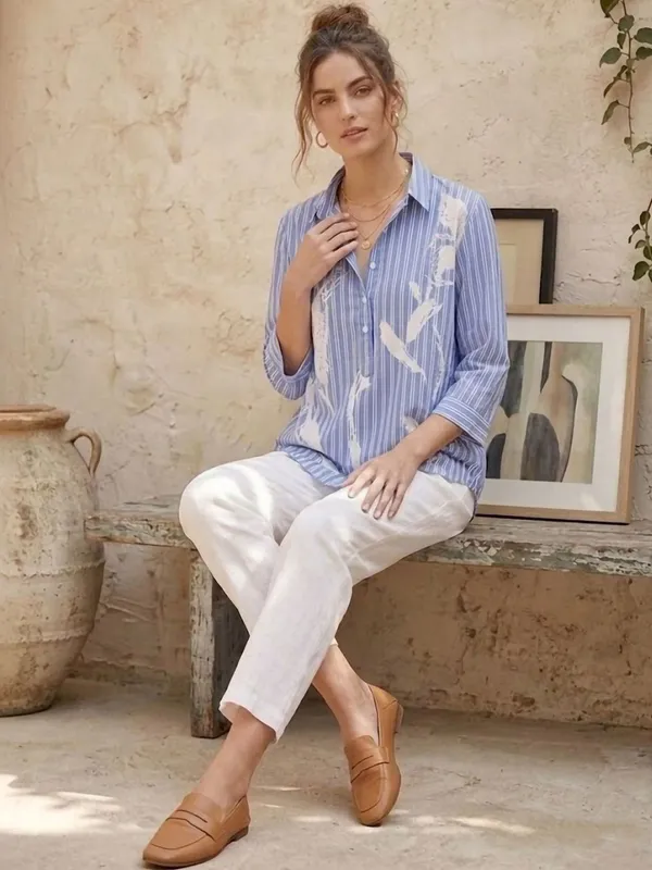 Blue_Rayon_Striped_and_Abstract_Printed_Tops