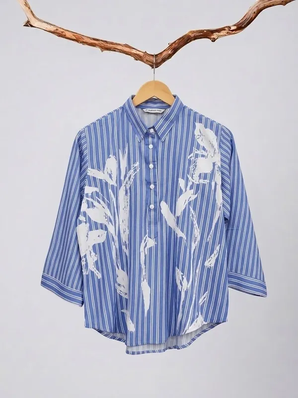 Blue_Rayon_Striped_and_Abstract_Printed_Tops