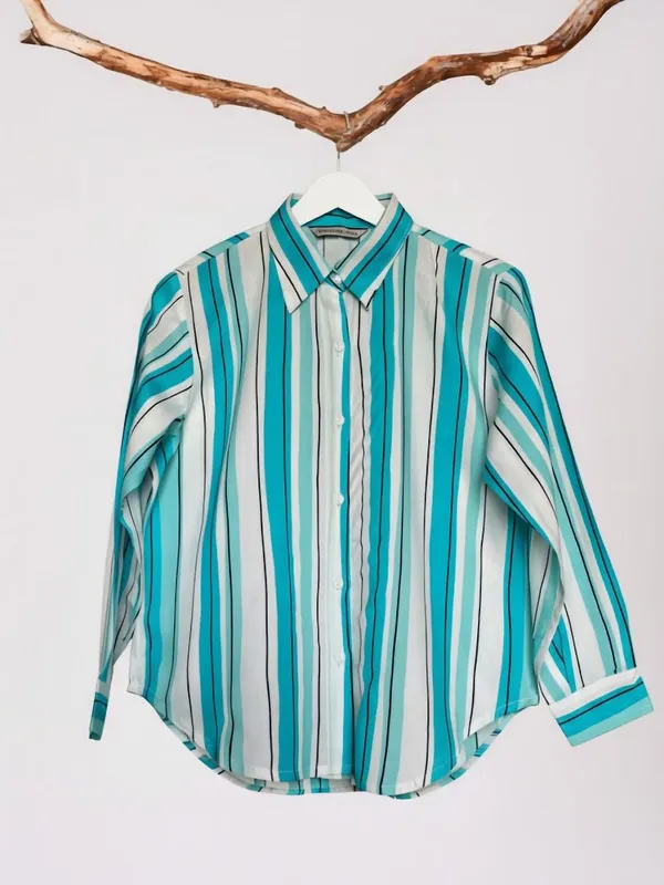 Blue_Rayon_Striped_Tops