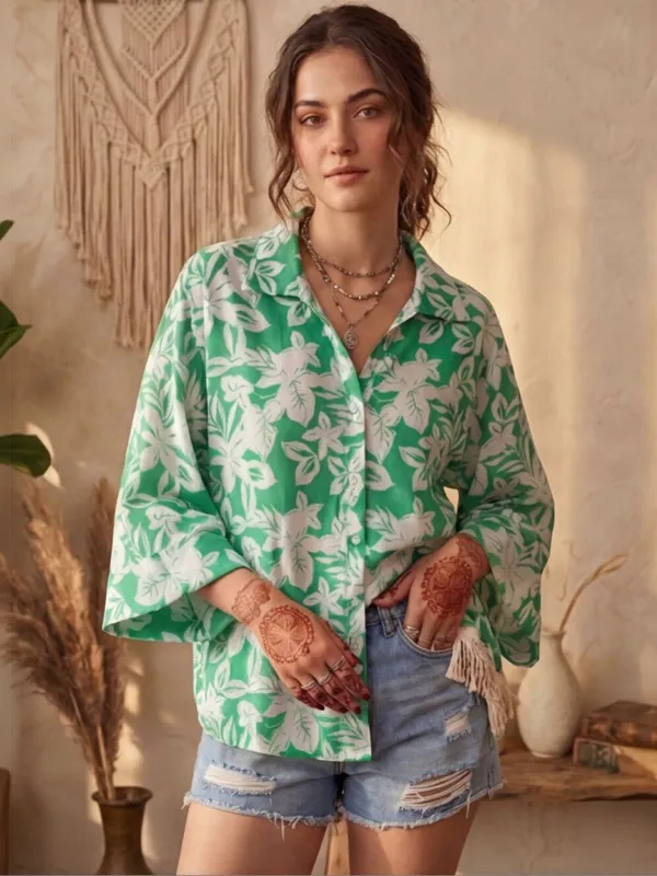 Green_Vatican_Floral_Printed_Tops