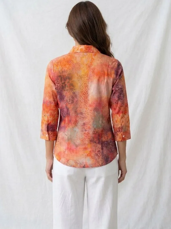 Orange_Cotton_Abstract_Printed_Shirt