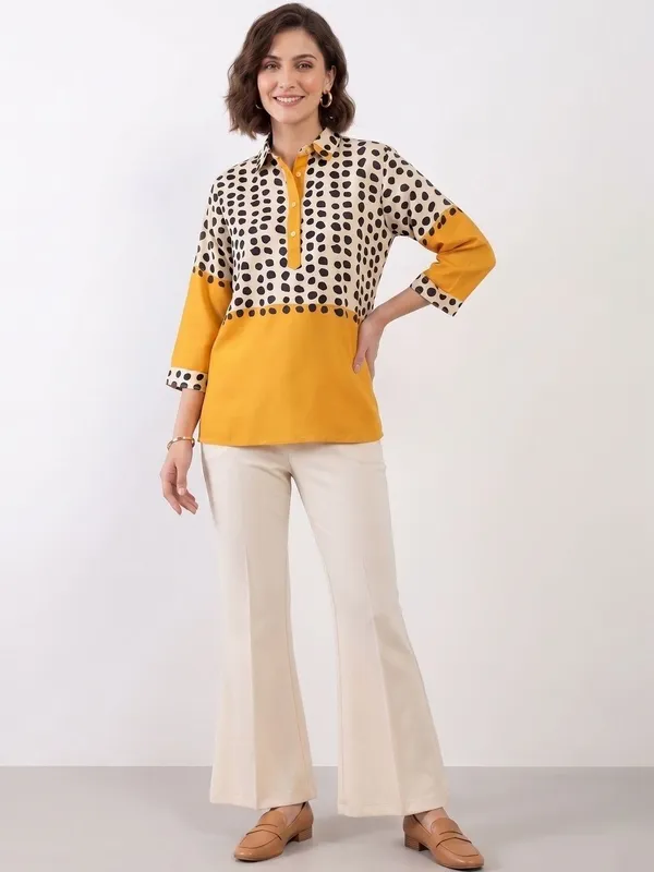 Yellow_Rayon_Abstract_Printed_Shirts