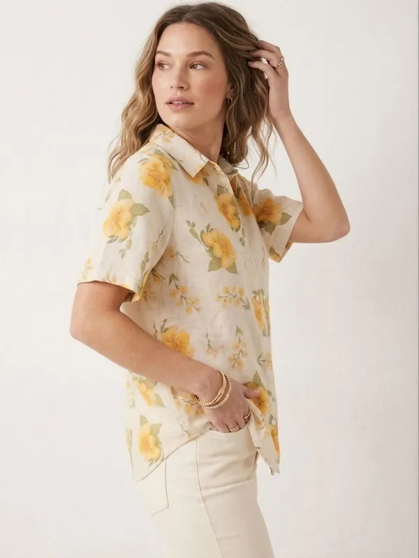 Yellow_Cotton_Jutt_Floral_Printed_Shirts