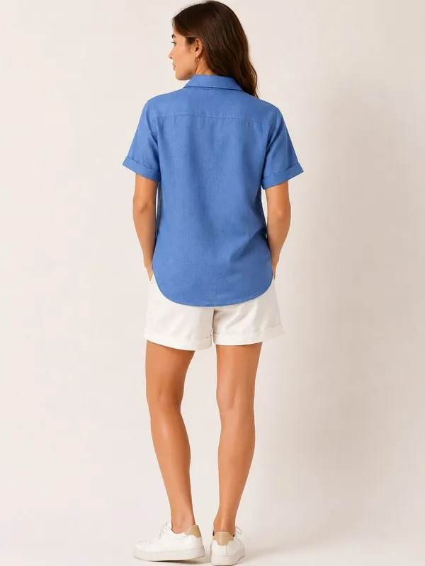 Blue_Cotton_Jutt_Abstract_Printed_Shirts